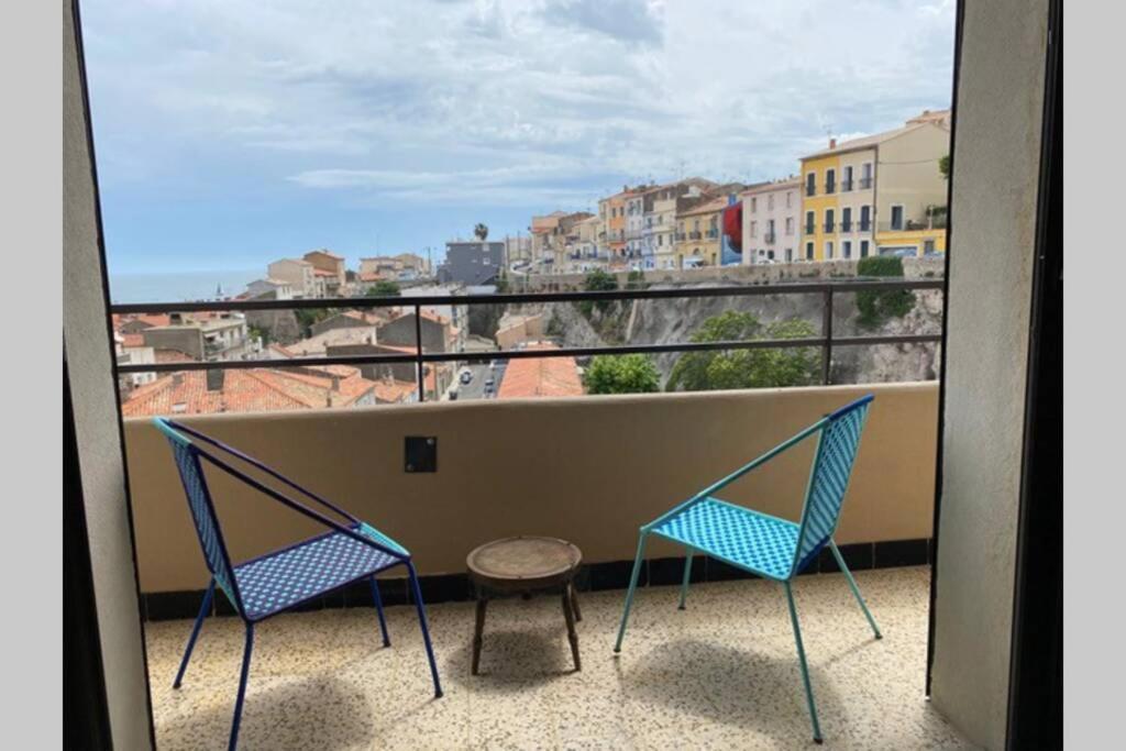 Vues Exceptionnelles Mer, Port Et Toits De Sète Exterior foto
